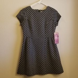 Emerald Sunday Fit and Flare Geometric Dress Sz. 3